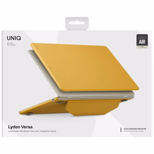 Uniq Lyden Versa ümbris MacBook Air 13" 2022 / 2024 / 2025 / 2026 jaoks, kollane