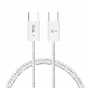 Tech-Protect UltraBoost Classic USB-C / USB-C PD kaabel 60W 3A 1m - valge