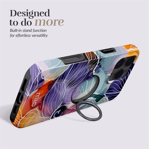 MIO Flowers Magsafe ümbris rõngashoidjaga