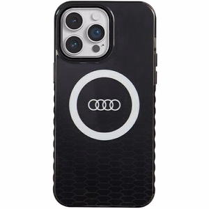 Audi IML Big Logo MagSafe ümbris jaoks iPhone 14 Pro Max - must