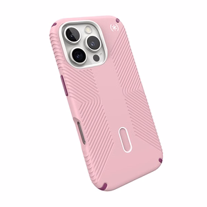 Speck Presidio2 Grip ClickLock & MagSafe ümbris seadmele iPhone 16 Pro, Wednesday Pink / Boysenberry Purple / valge