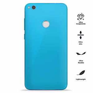 PURO 0.3 Nude ümbris seadmele Huawei P8 Lite (2017) / Honor 8 Lite, fluorestseeruv sinine