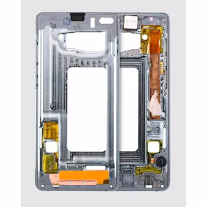 Keskmise raami korpus jaoks Samsung G973 S10 (Prism White)