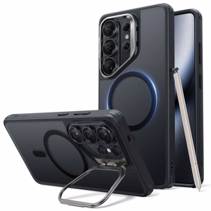 ESR Classic Hybrid Kickstand MagSafe ümbris Samsung Galaxy S26 Ultra jaoks - must