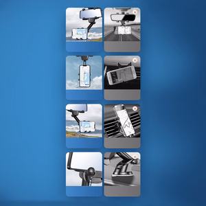 Car Phone Hoidja jaoks Rearview Mirror - must