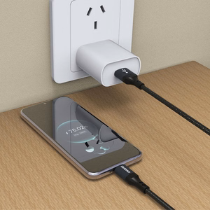 Dudao L3ST USB-A–USB-C kaabel, 5 A, 2,0 m, must