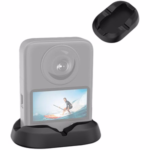 PULUZ DJI Osmo 360 silikoonalus (must)