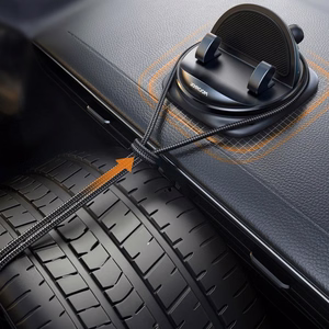 Joyroom JR-ZS354 phone hoidja with suction cup jaoks car, office, home - must