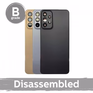 Tagakaas ühilduv Samsung A236 A23 5G (A235 A23 4G) / must / koos kaameraläätse 100% originaal (9/10 lahtivõetud)