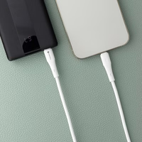 Kaabel USB C to Lightning Forcell F-Energy PD 3A 27W Silikoon 1 m C346 valge