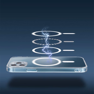 TFO Anti Shock 1,5 mm Mag ümbris iPhone 17 Pro Max 6,9″ / iPhone 18 Pro Max 6,9″ telefonile kaamerakaitsega – läbipaistev ja valge