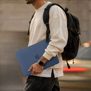 Tech-Protect Softshell umbris MacBook Neo 13 tolli 2026, tumesinine