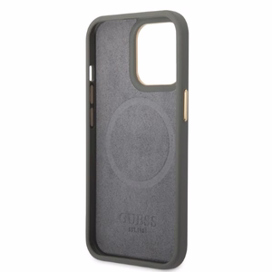 Guess GUHMP13LSAPSTG iPhone 13 Pro / 13 6.1" hall/hall hardcase Peony Logo Plate MagSafe