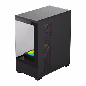 DarkFlash C365 arvutikorpus (must) + 5 ventilaatorid