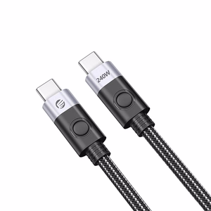 Orico 240W USB-C to USB-C charging kaabel, 1.5 m (must)