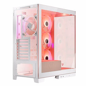 Modecom Volcano SPACE APEX ARGB MIDI Midi Tower valge