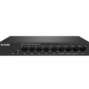 Tenda G0-8G-PoE – 8-port Gigabit PoE wired router, black