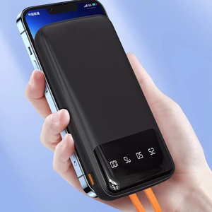 Dudao K6Pro universaalne 10000mAh energiapank USB-kaabliga, USB Type C, Lightning valge (K6Pro-white)