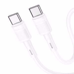 USB kaabel Hoco X83 60W Type-C to Type-C 1.0m valge
