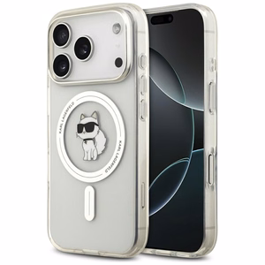Karl Lagerfeld IML Choupette MagSafe Ümbris jaoks iPhone 17 Pro Max - Läbipaistev