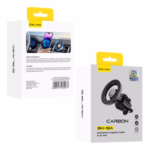 Blavec Car hoidja BH-16A Carbon magnetic Magsafe to air vent (BH16AC-MAVB) must