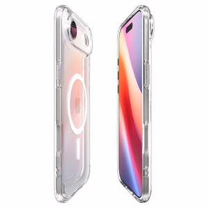 SPIGEN ümbris ULTRA HYBRID MAG compatible with MagSafe jaoks IPHONE 17 Air clear valge