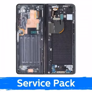 LCD Ekraan ühilduv Samsung F946 Z Fold5 raamiga / Phantom Black / (Service Pack)