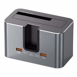 Kahepoolne dokkimisjaam, M.2 SATA/ NVME, 2,5"/3,5" SSD/HDD, 2x USB-A, USB-C