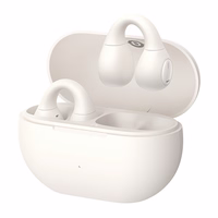 Baseus Bass 15 Clip OWS Juhtmevaba Kõrvaklapid with Baseus Simple USB-C 3A 30cm Kaabel - Valge