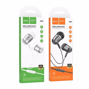 HOCO wire kõrvaklapid Jack 3,5 mm with microphone M108 metal hall