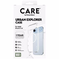 CARE by PanzerGlass Flagship Urban Explorer Ümbris w. Valge MagSafe jaoks iPhone Air - Läbipaistev