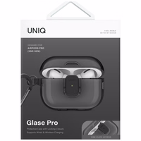 Uniq Glase Pro Ümbris jaoks AirPods Pro 2 - Must