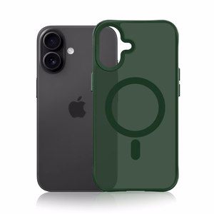 3mk Smoke MagCase для iPhone 16 Pro зелёно-полупрозрачный