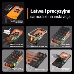 PanzerGlass Ultra-Wide Fit Karastatud klaas with Positioner jaoks iPhone 15 Pro Max