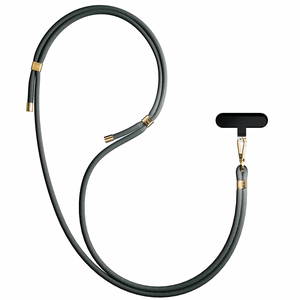 3mk EasyClip Elite telefoni kaelapael, Evergreen (kuldsed detailid)