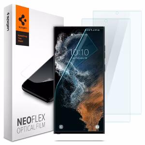 Spigen Neo Flex Hydrogel kile Samsung Galaxy S22 Ultra jaoks - 2 tk.