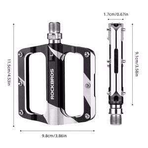 Rockbros K306-BK alumiiniumist MTB-jalgratta pedaalid – mustad
