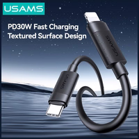 Kaabel USAMS U94 30W USB-C - Lightning 1m must
