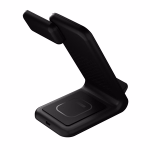 STM ChargeTree Swing 3-in-1 laadimisjaam telefonile, AirPodsile ja Apple Watchile, must