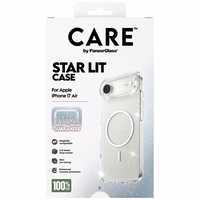 CARE by PanzerGlass Flagship Urban Explorer Ümbris w. Valge MagSafe jaoks iPhone Air - Clear Glitter