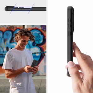 Tech-Protect Velar Cam+ Ümbris jaoks Samsung Galaxy A55 5G - must