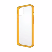 PanzerGlass ClearCase antibacterial ümbris with Military Grade certificate jaoks iPhone 13 / 14 / 15 - läbipaistev kollane