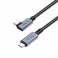Tech-Protect UltraBoost Max L USB-C 4.0 (straight) / USB-C 4.0 (angled) PD 240W 8K 40Gbps 1.5m Kaabel - hall