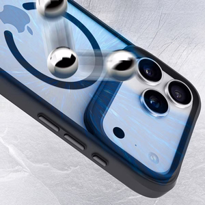 Чехол 3mk Satin Armor MagCase для iPhone 17 Pro Max - прозрачный чёрный