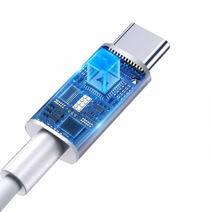 T-PHOX CABLE GLARY LITE SERIES 3W 1M USB-C/USB-C WHITE