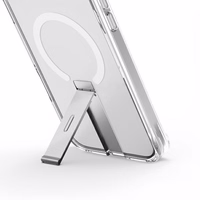 Uniq Eleva with Vertica Stand Ümbris jaoks iPhone 16 Pro Max - läbipaistev