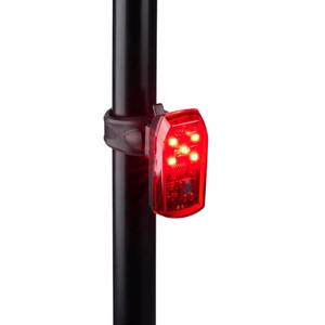 Dunlop K-Mark tagumine jalgrattatuli 5 LED-i ja piduritule funktsiooniga