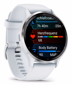 Nutikell Garmin Venu 3 valge/hõbedane 010-02784-00