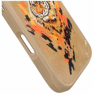 Nimmy Tiger MagSafe ümbris jaoks iPhone 16 Pro - brown