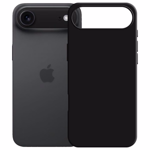 3mk Silicone Ümbris jaoks iPhone 17 Air - Must